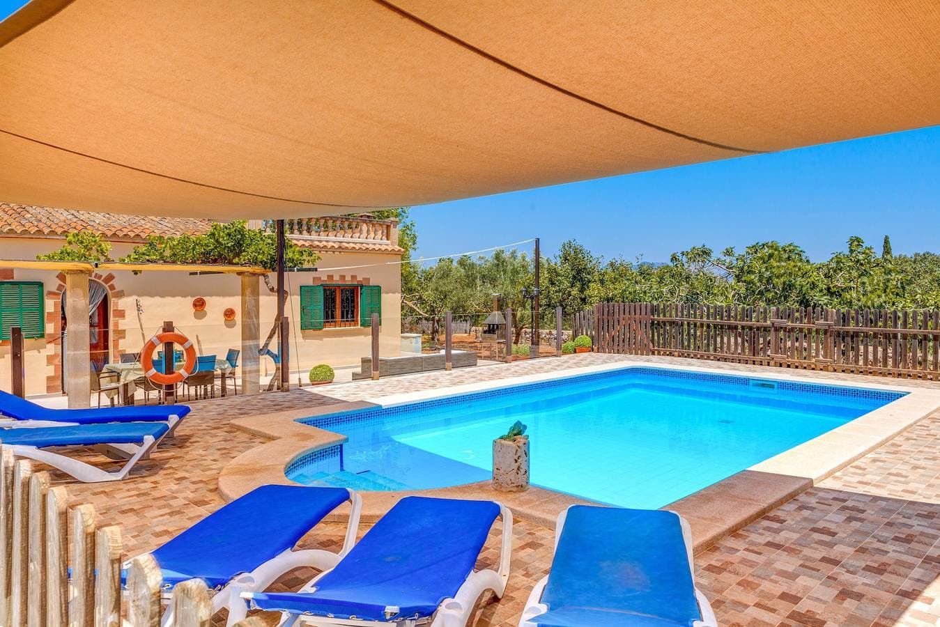 Foto 2 von 26: Charmante Finca mit Pool, Garten, Terrasse, Klimaanlage und WLAN
