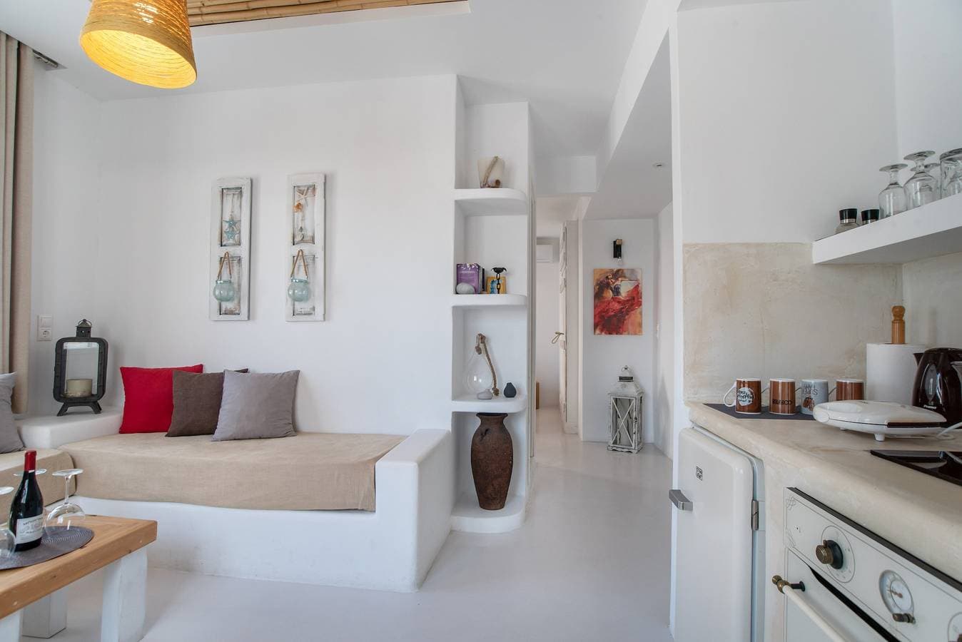 Foto 4 von 21: Einzimmerapartment 'Helmos Family' mit WLAN und Klimaanlage