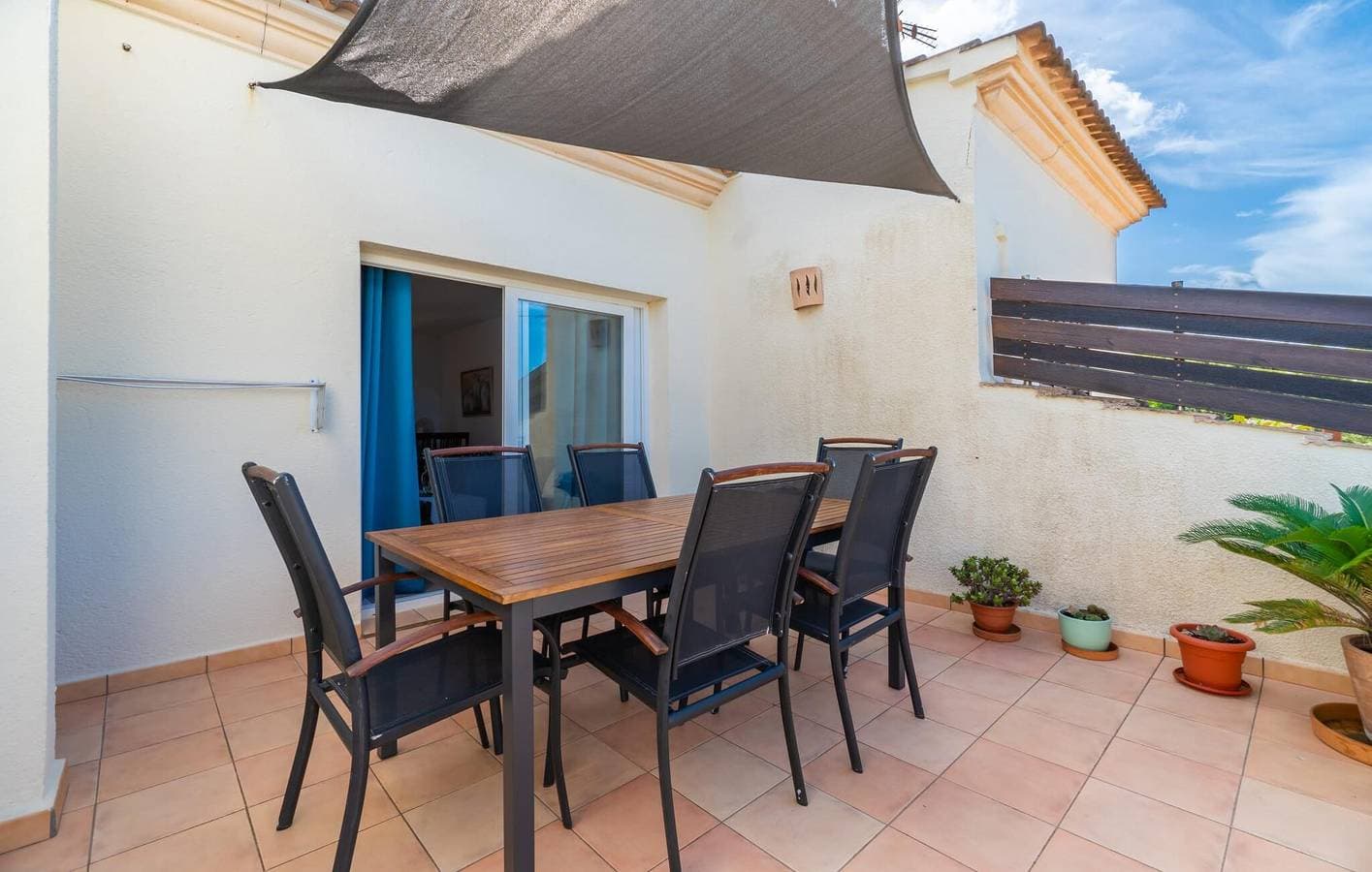 Foto 7 von 31: Apartment mit Meerblick, Terrasse und Grill - 2 km zum Ca Los Camps Strand
