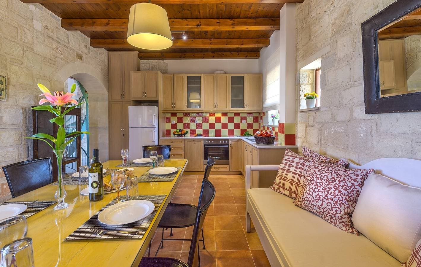Foto 12 von 24: Villa für 8 Personen mit Balkon