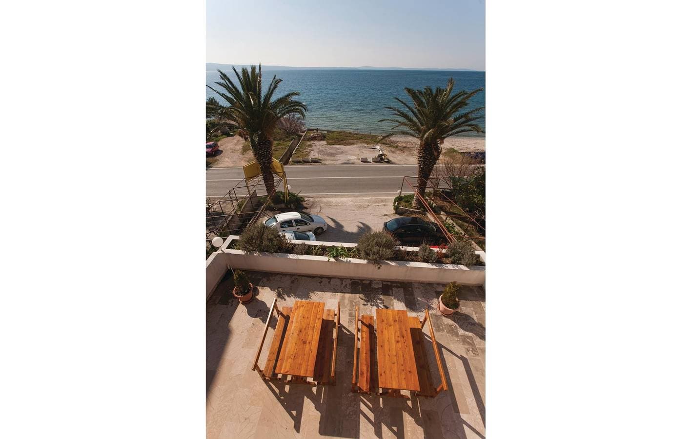 Foto 10 von 25: Apartment mit Meerblick, Parkplatz, Terrasse und WiFi