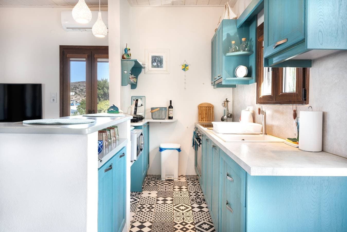 Foto 11 von 32: Ferienwohnung 'Dendrinos House' mit Meerblick, WLAN und Klimaanlage