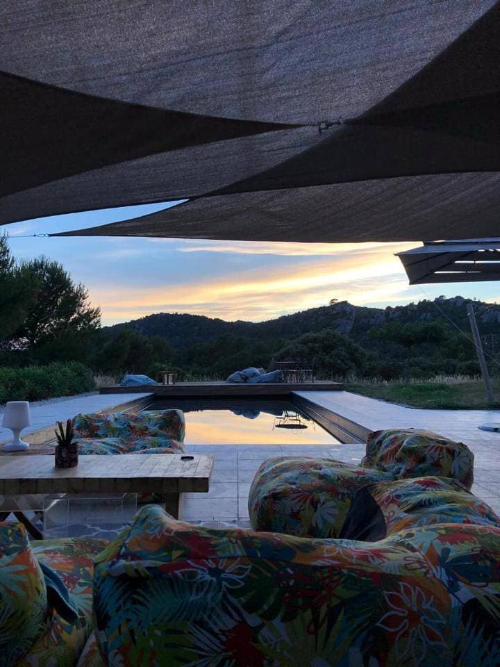 Foto 7 von 17: Piscine chauffée dans les vignes