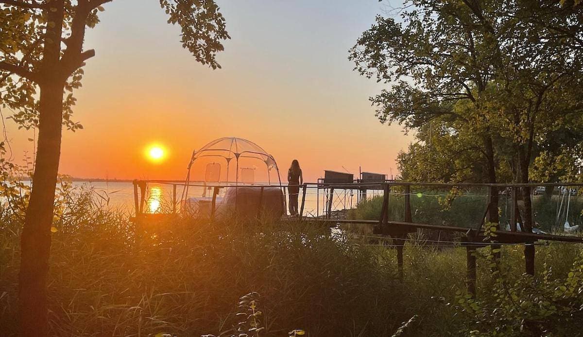 Bulle étoilée sur l'estuaire de la Gironde 1