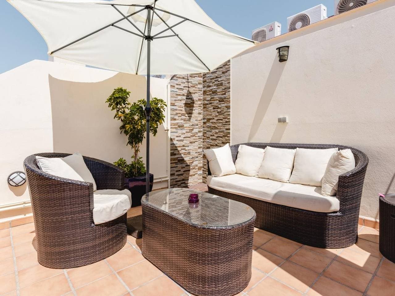 Foto 3 von 25: Helles Penthouse mit Terrasse und WLAN in Malaga