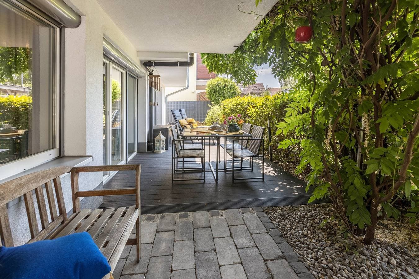 Foto 5 von 25: Ferienwohnung 'Haus Auryn' mit Privatterrasse, Gemeinschaftsgarten und WLAN