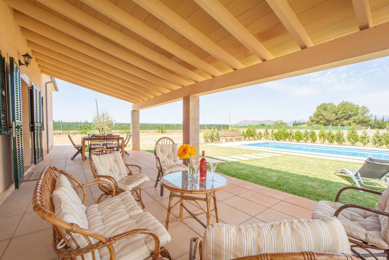 Foto 7 von 31: S'Estacio - Ferienhaus mit privaten Pool in Muro. WiFi gratis