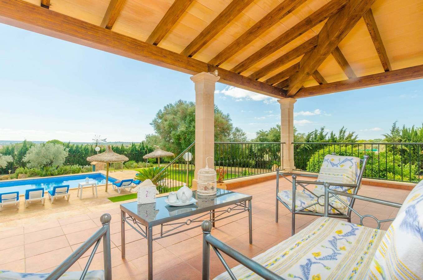 Foto 4 von 58: Can Bou – Villa mit Privatpool am Stadtrand von Ses Salines und nur 4 km vom Strand entfernt. WiFi gratis.