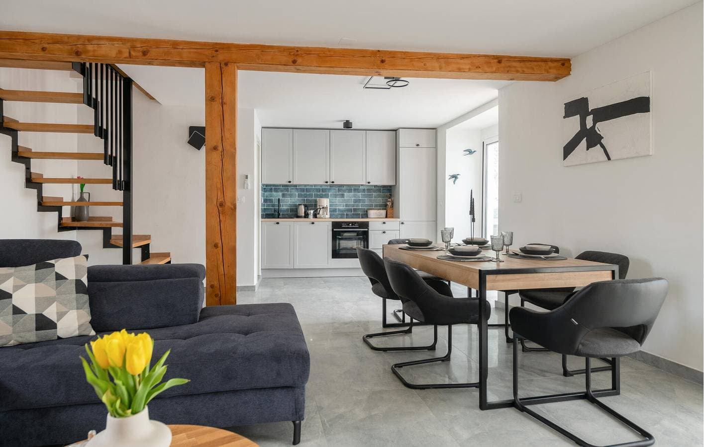 Foto 3 von 24: Gemütliche 100 m² große Ferienwohnung mit Pool, Terrasse und WLAN in der Nähe von Kanfanar