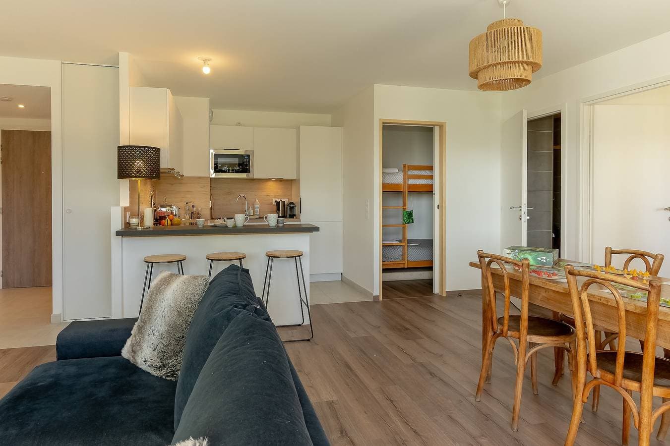 Foto 6 von 26: Appartement „Gentiane“ mit Bergblick, privater Terrasse und WLAN