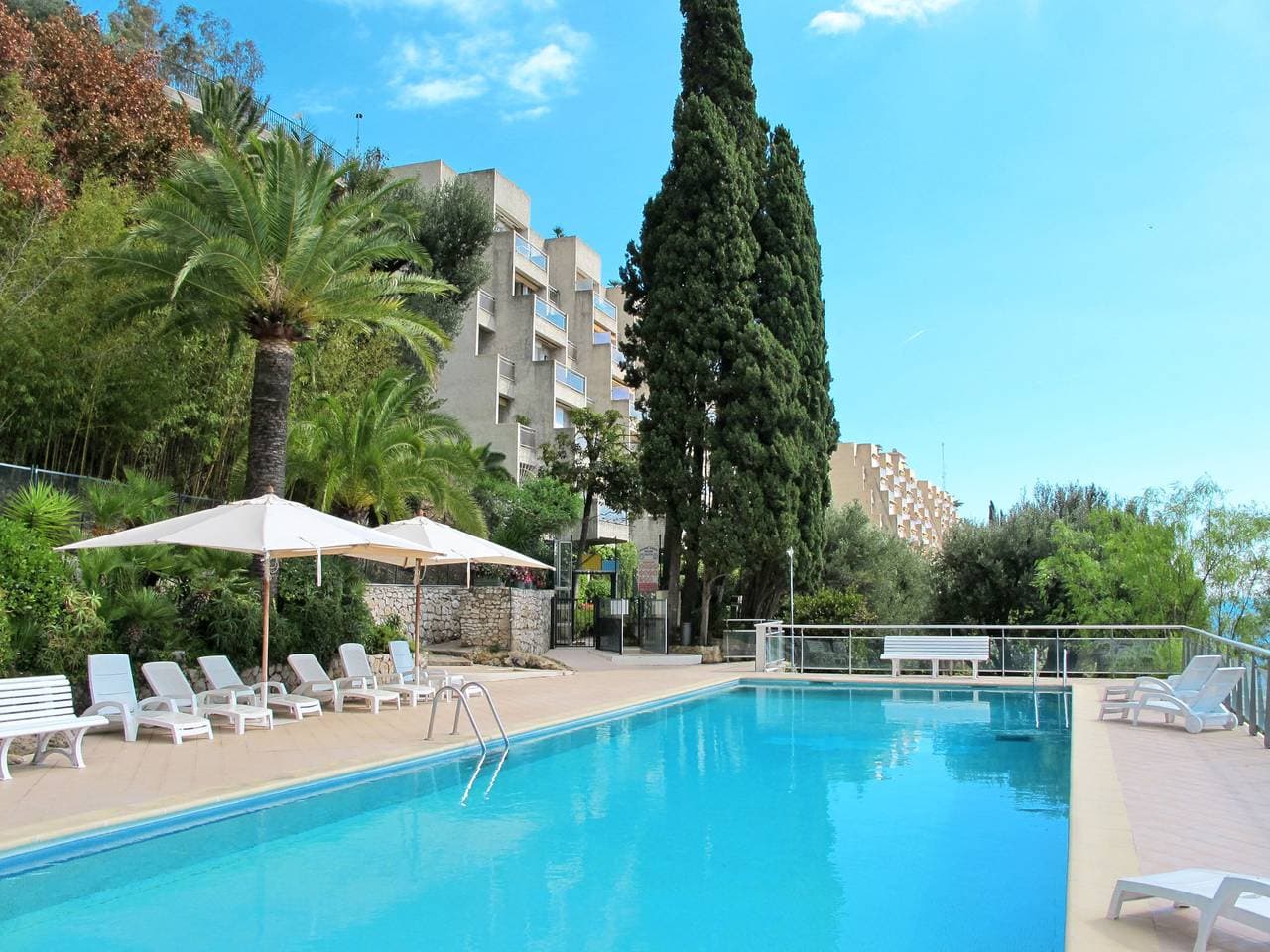 Roquebrune Cap Martin 2 km von Menton: Sehr schöne Residenz Le Parc Massolin 1