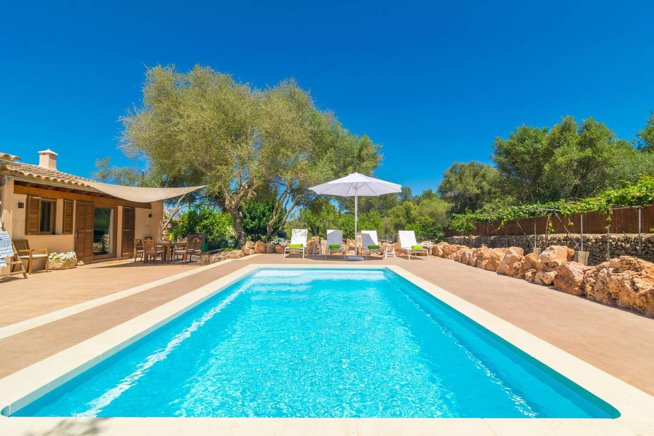 Es Tancat Prim - Ferienhaus mit privaten Pool in Algaida. WiFi gratis 1