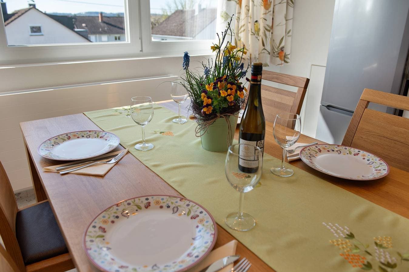 Foto 10 von 35: Ferienwohnung 'Das Kleine Glück' mit Bergblick, privater Terrasse und Wi-Fi