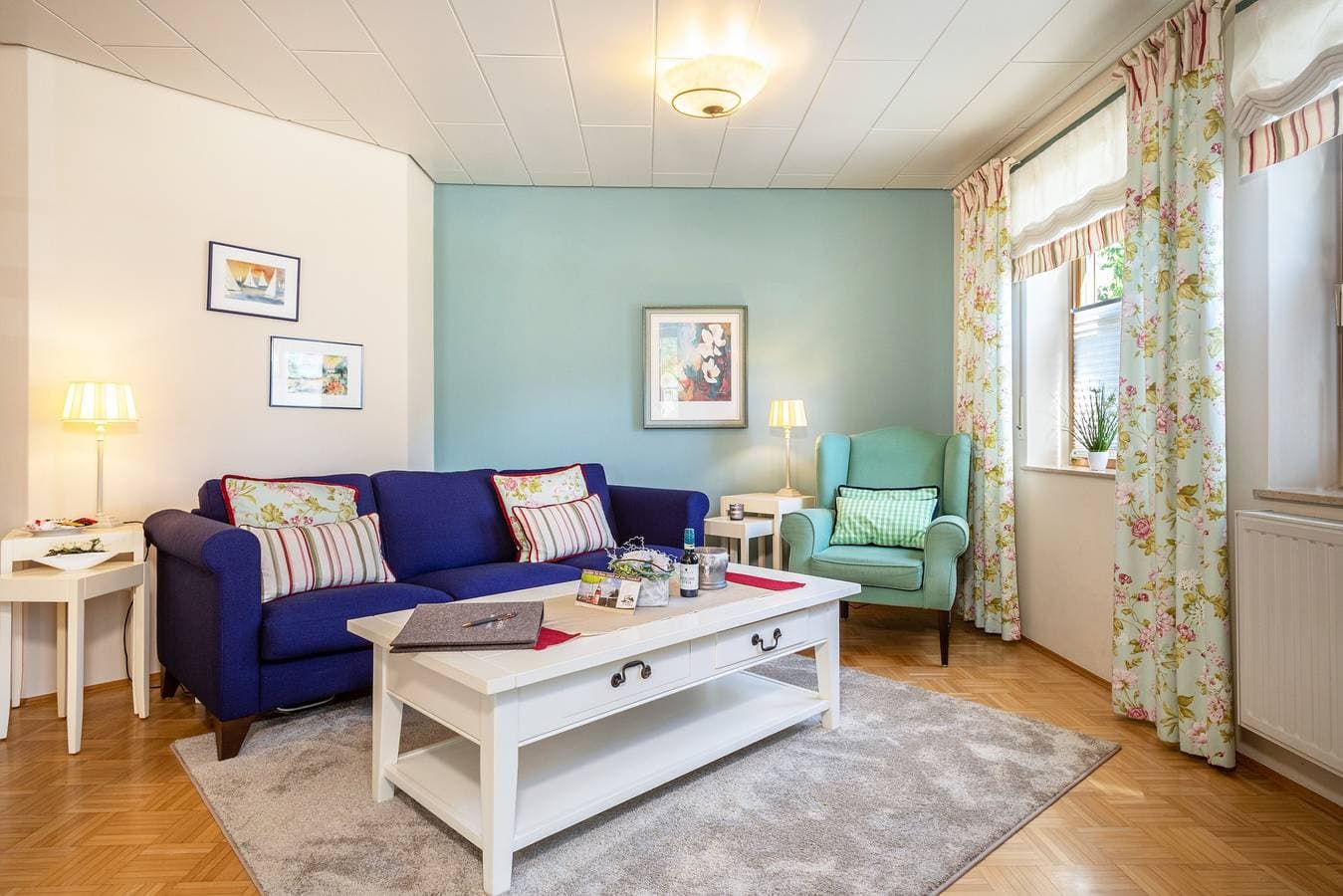 Foto 3 von 21: Gemütliche Ferienwohnung 1 auf dem "Trostelhof" mit Balkon