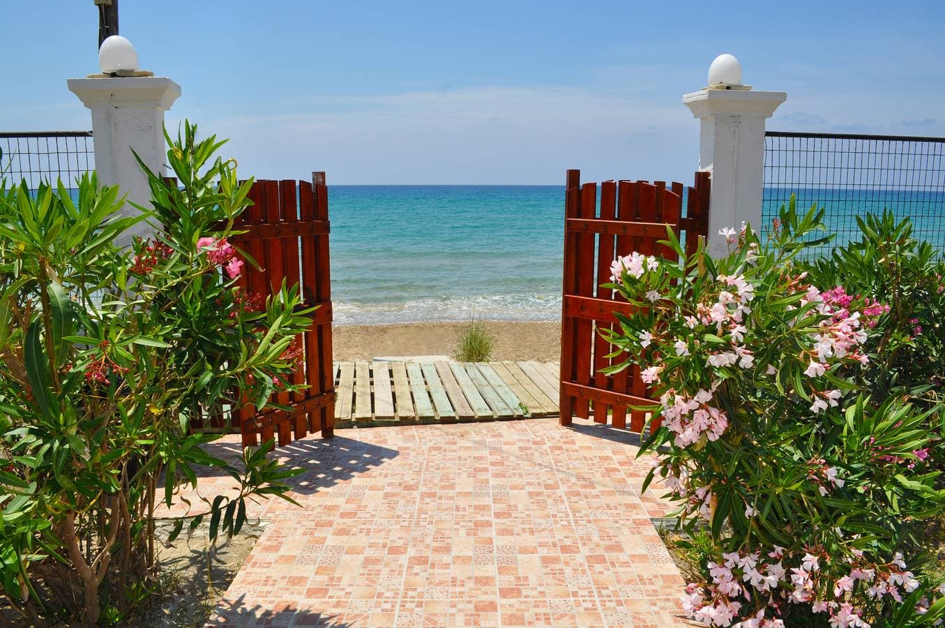 Strandhaus Eftichia am Agios Gordios Strand 1