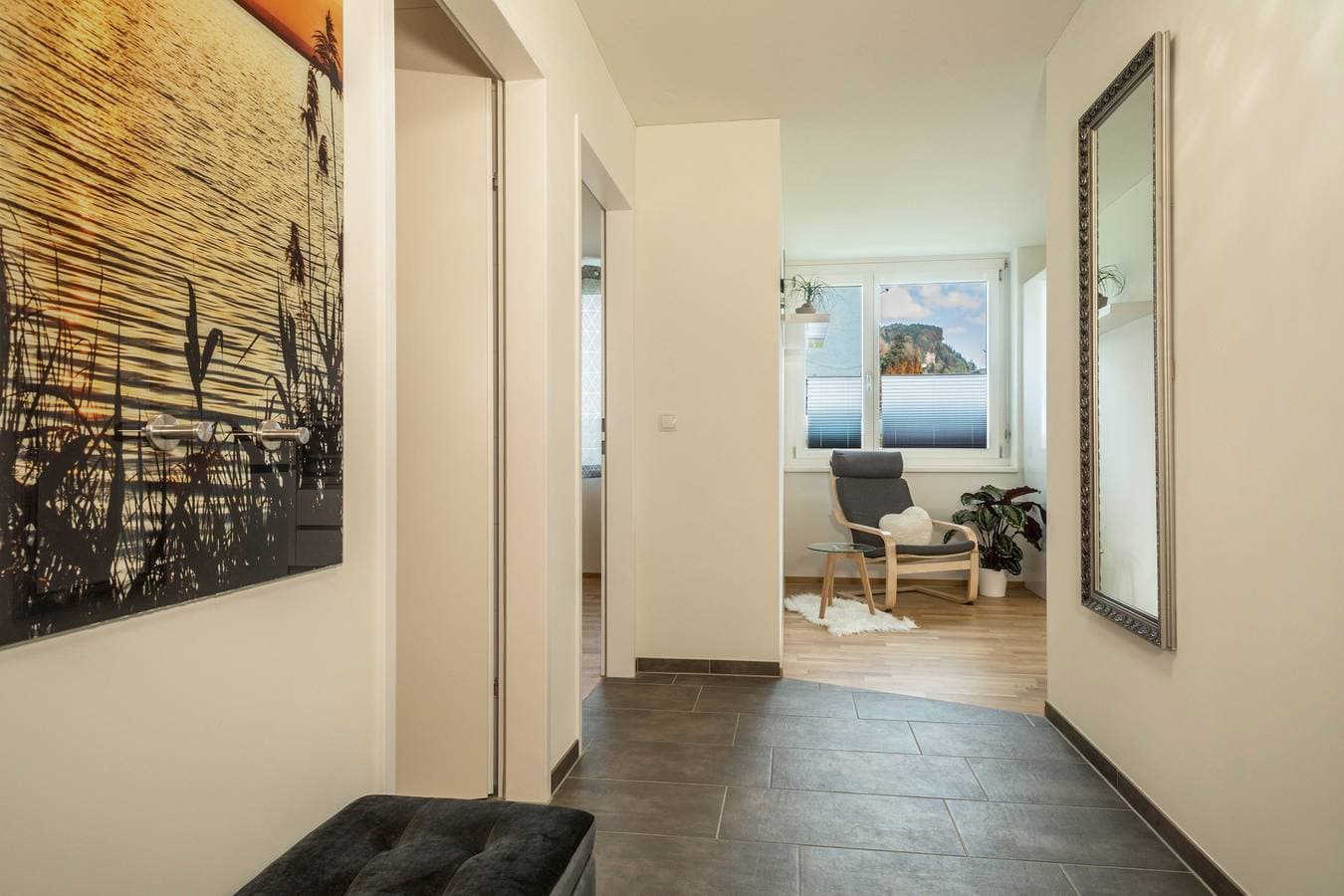 Foto 12 von 24: Ferienwohnung "Sunny" mit Bergblick, WLAN und privater Terrasse