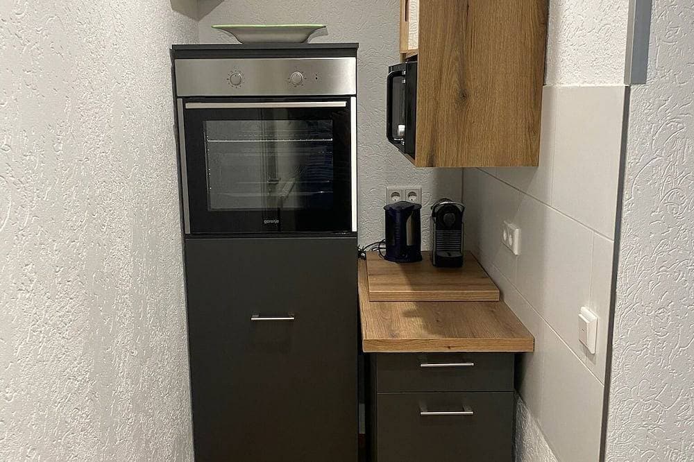 Foto 10 von 14: Ferienhaus Oberharzruhe - Souterrain \"Fuchsbau\" für 2 P. überdachter Terrasse