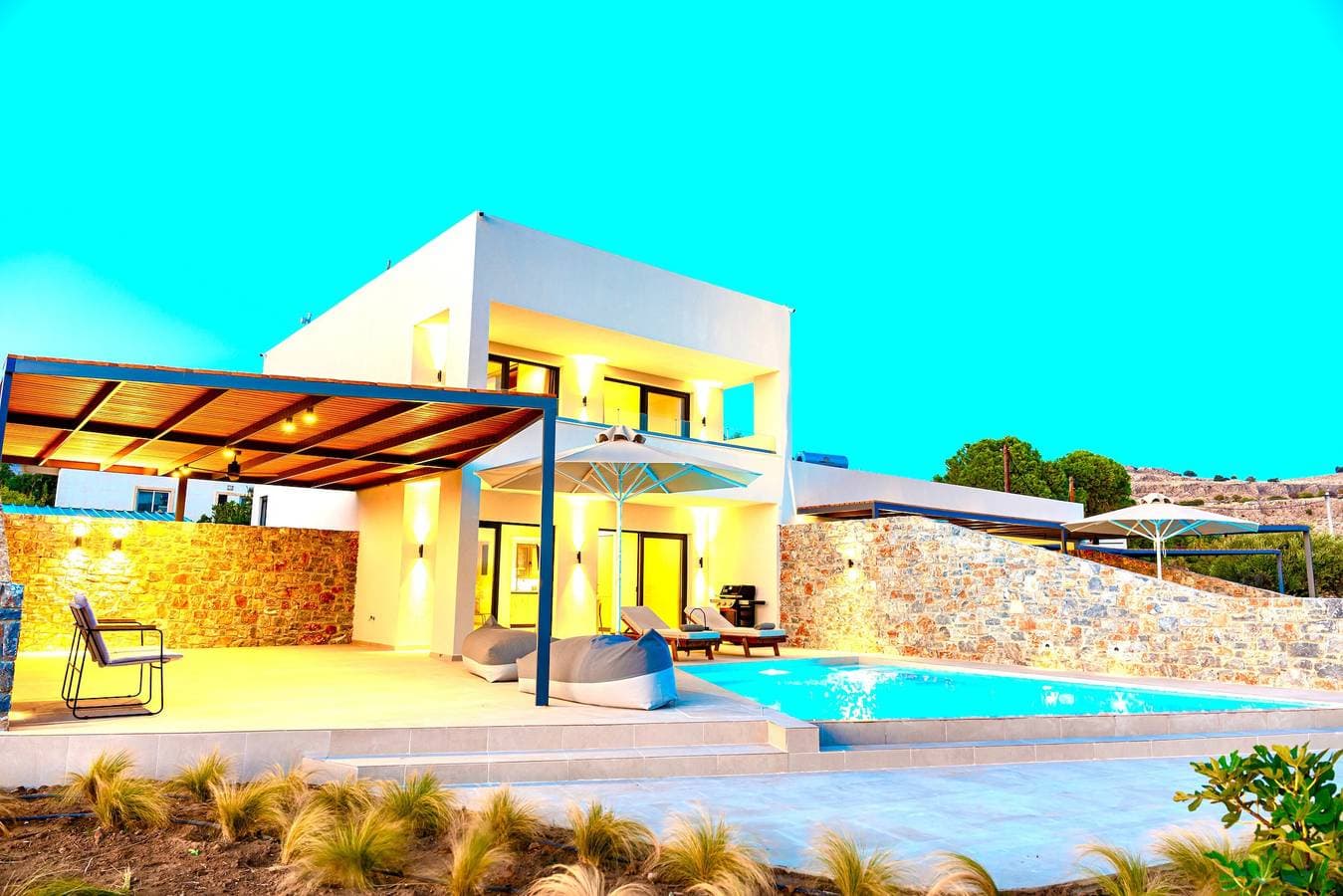Foto 7 von 45: Luxuriöse Villa 'Selene 3' für 6 Personen mit privatem Pool & Berg- und Landblick