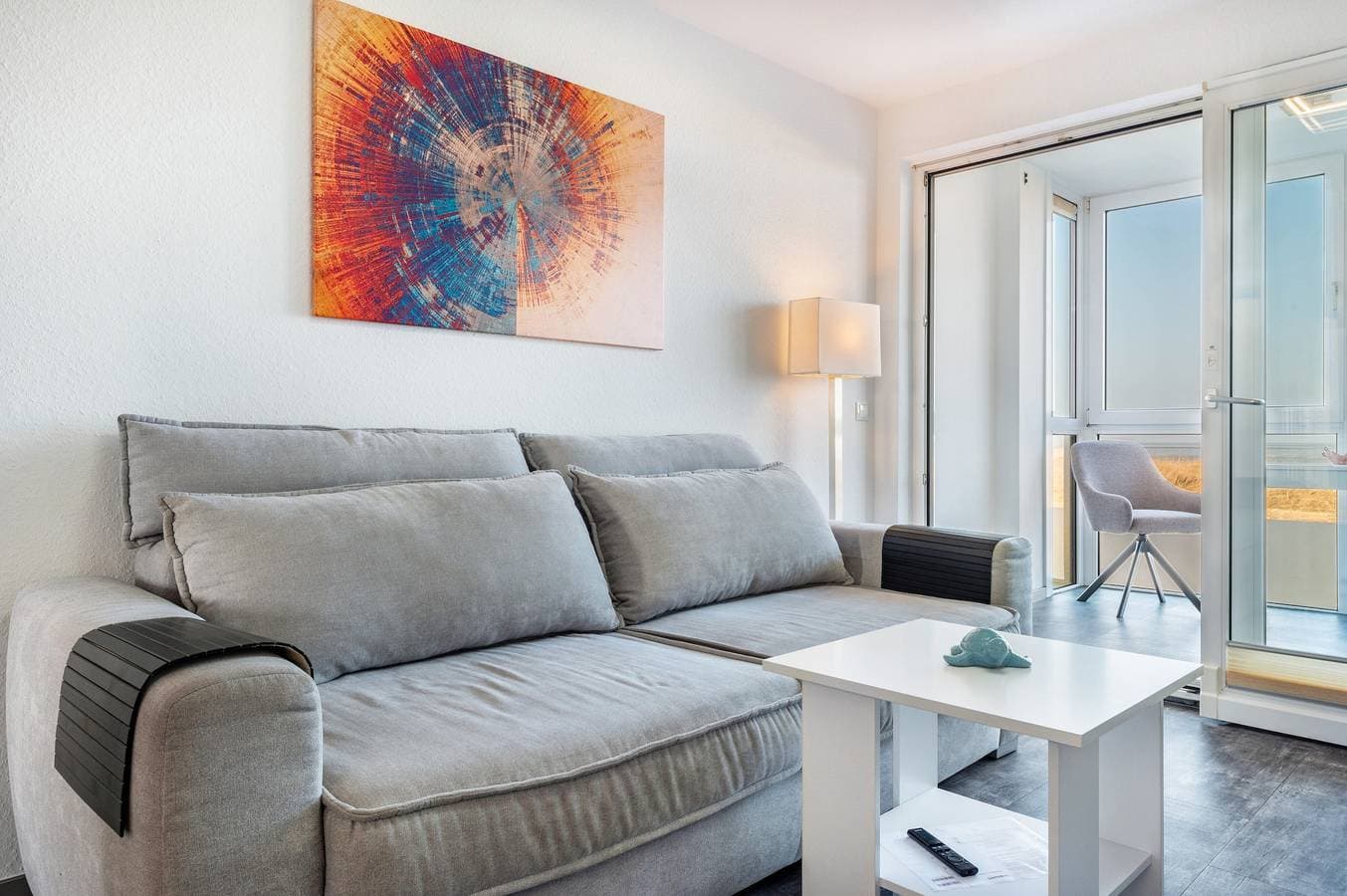 Foto 2 von 28: Ferienwohnung 'Hochparterre' mit Meerblick, Balkon und Wi-Fi