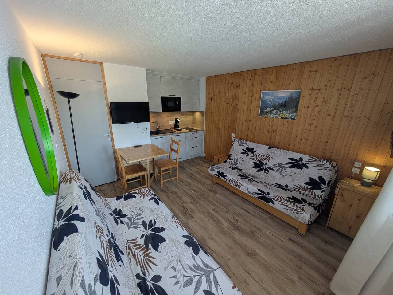 Renoviertes Studio Plagne Village, direkt an der Piste, 2-3 Pers. 1
