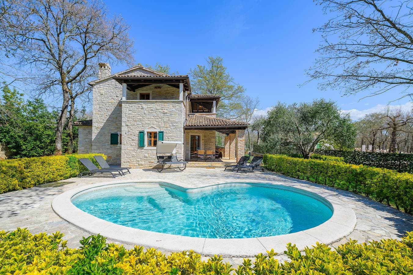 Villa Elaya with private pool in Tinjan, Istria 1