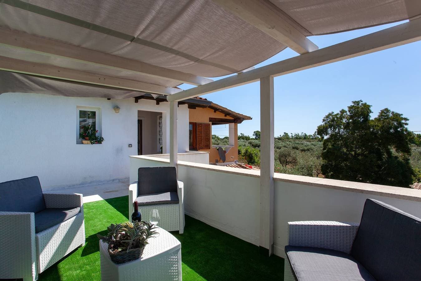 Foto 4 von 24: Ferienwohnung Casa Euforbia in Strandnähe mit Klimaanlage, Gemeinschaftsterrasse und Balkon