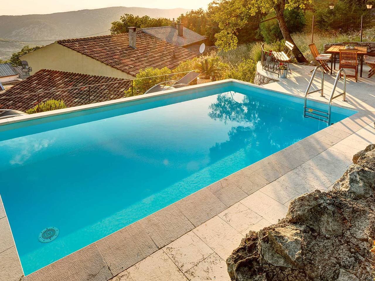 Grižane 6 km von Crikvenica: Einfamilienhaus Villa Erta 1