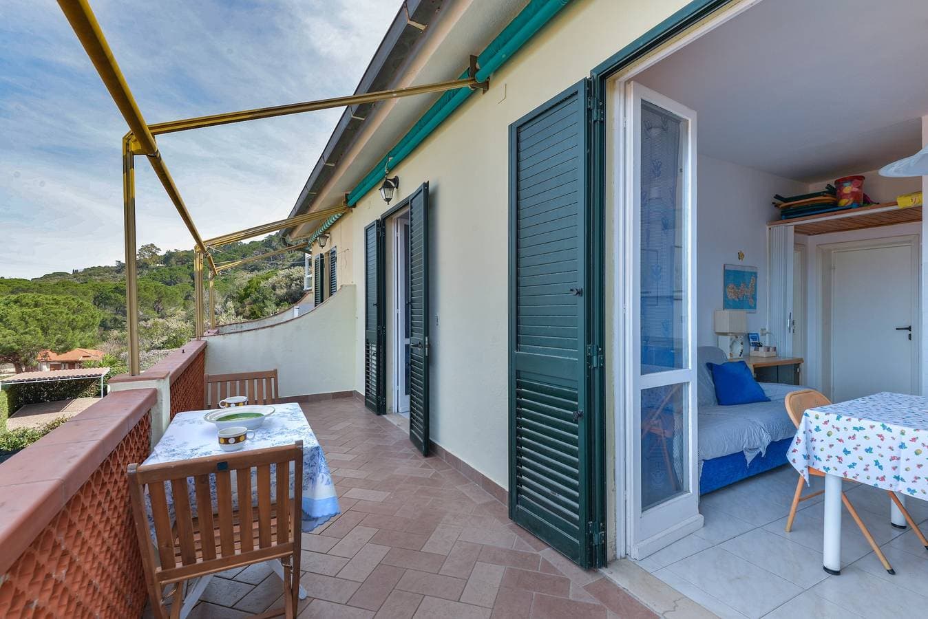 Foto 5 von 23: Ferienhaus 'Appartamento Belvedere' mit Meerblick, privater Terrasse und WLAN