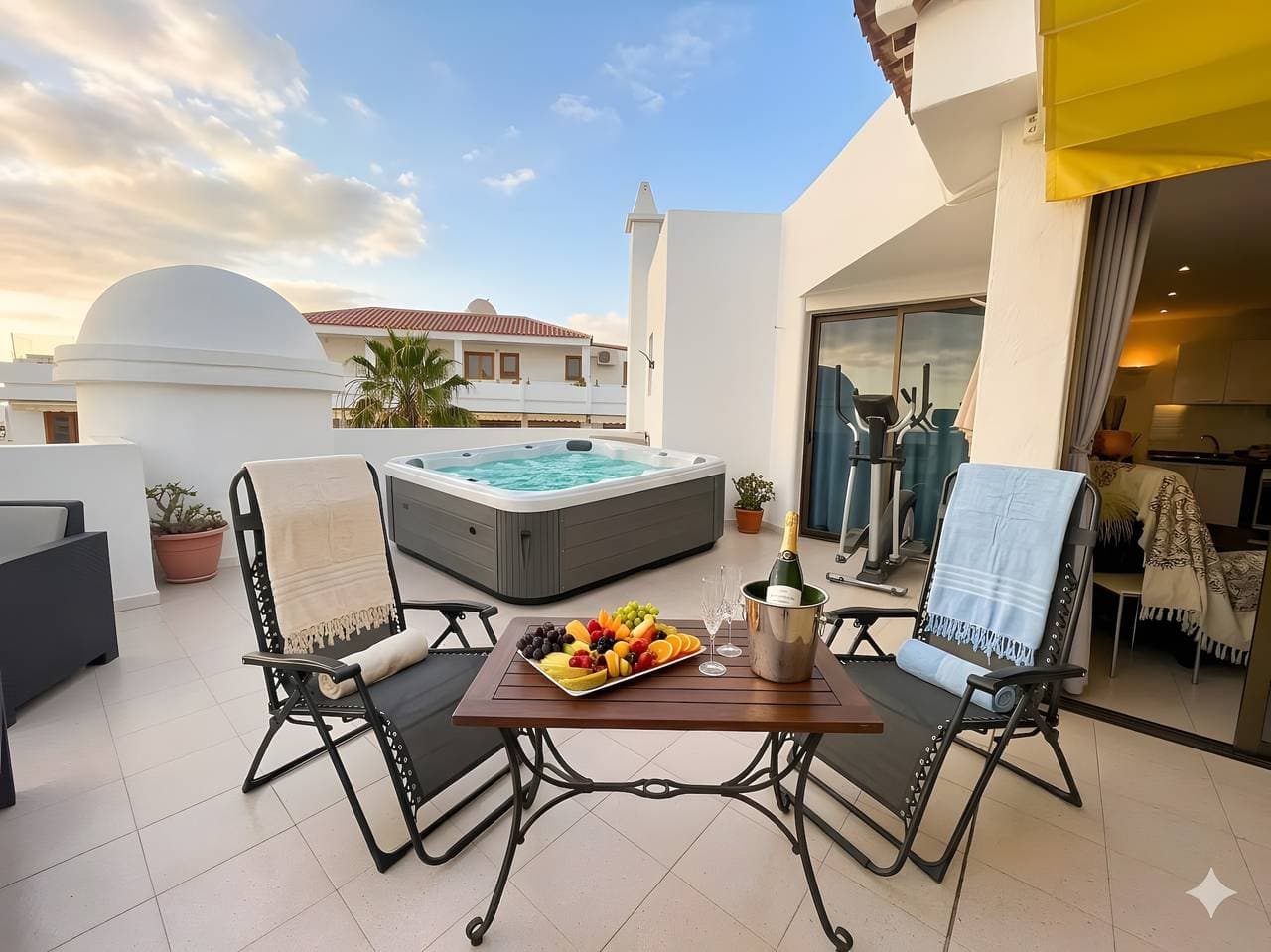 Foto 2 von 42: Ferienwohnung 'Penthause Luxe 501 Sea View Pool' mit Meerblick, privater Terrasse und WLAN
