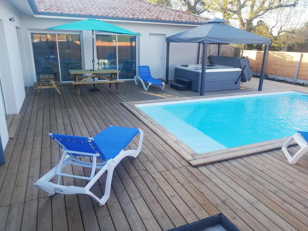 Magnifique Villa sur le Bassin d'Arcachon - JACUZZI+PISCINE - 8à10pers 1