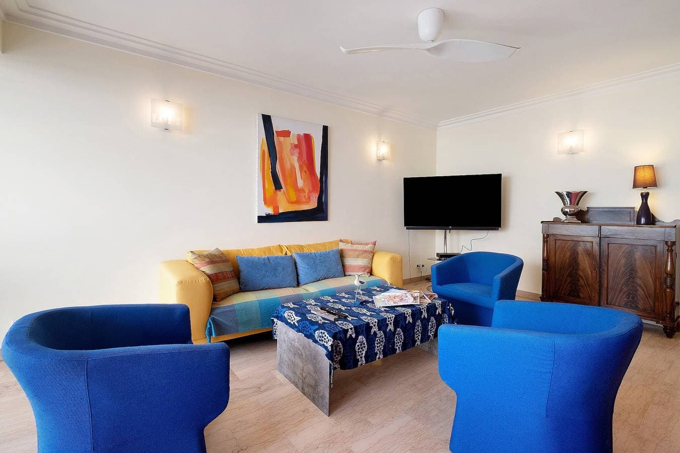 Foto 6 von 26: Ferienwohnung 'T3 Front de Mer' mit Meerblick, WLAN und Klimaanlage