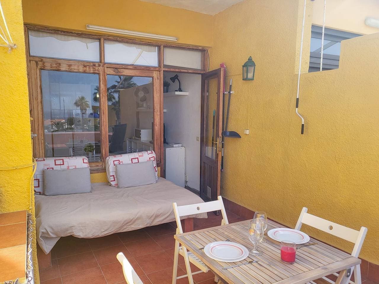Foto 3 von 25: Teneriffa: Gemütliche Unterkunft mit Pool und Parkplatz in Playa La Arena