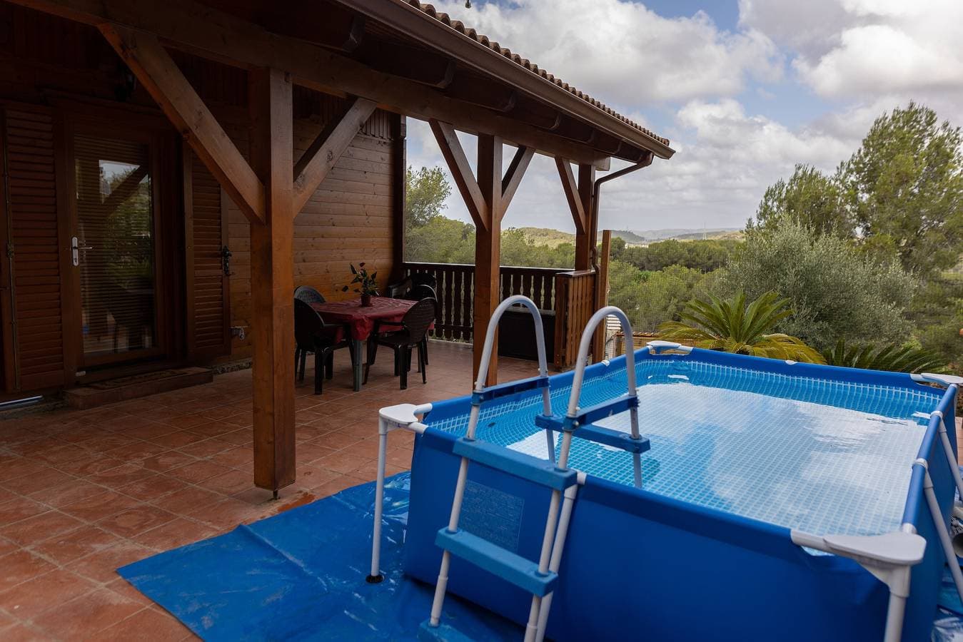 Foto 7 von 43: Chalet 'Casa de Madera' mit Bergblick, Garten, A/C, Pool & WLAN