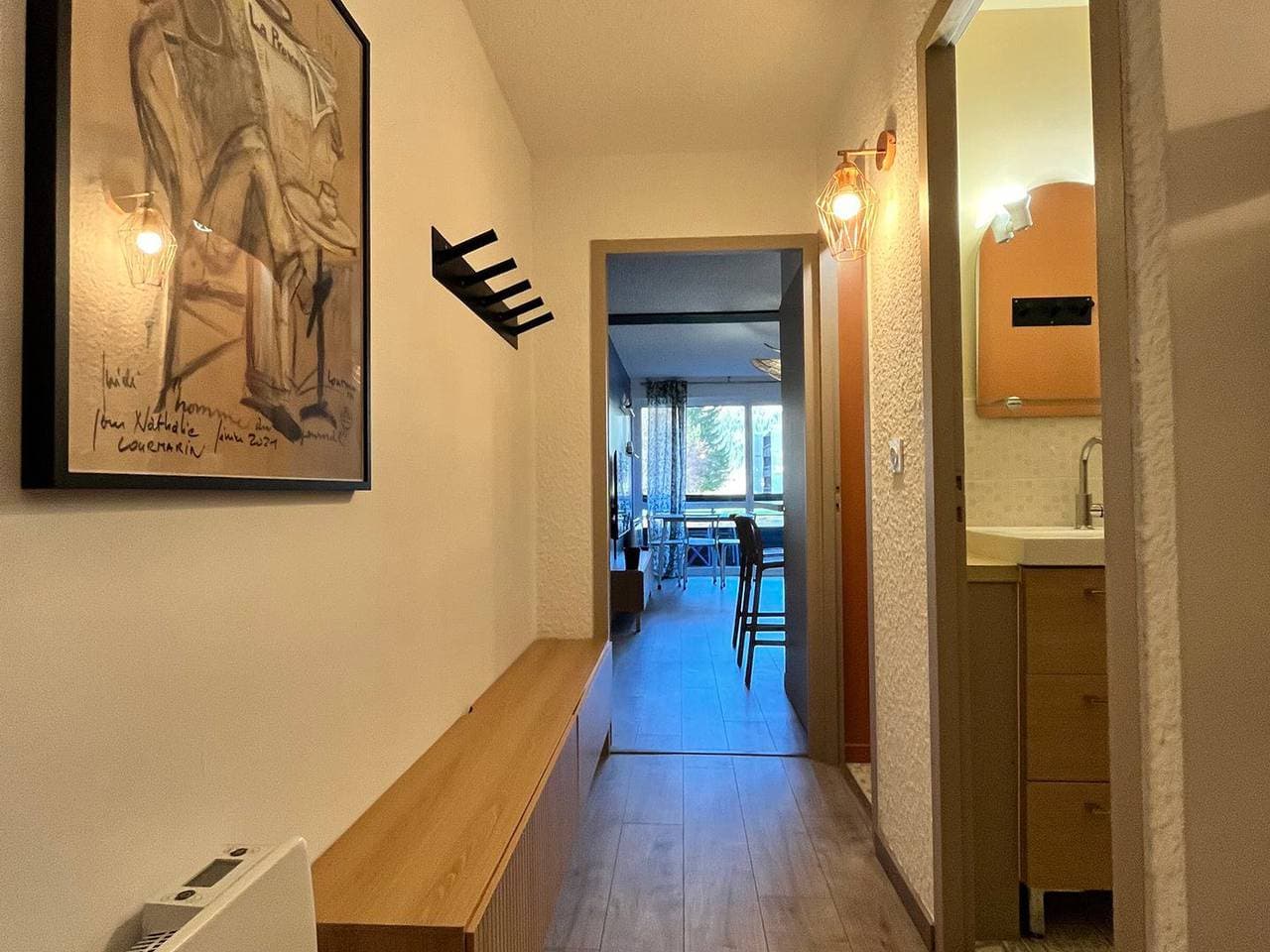 Foto 12 von 15: Renoviertes Studio mit Balkon, Privatparkplatz, nahe Pisten - 4 Pers