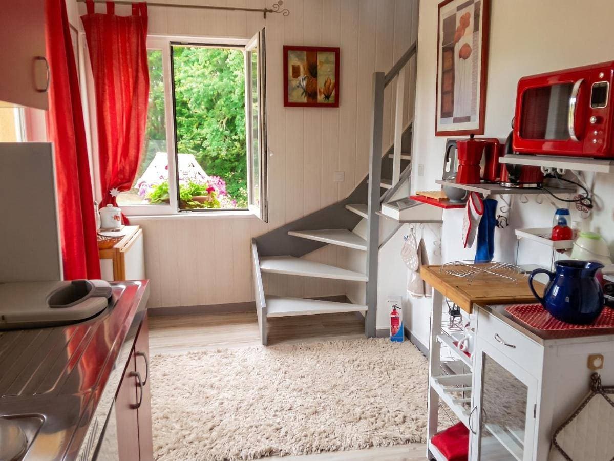 Appartement cosy aux Authieux Papion 15 m² avec jardin privatif 1
