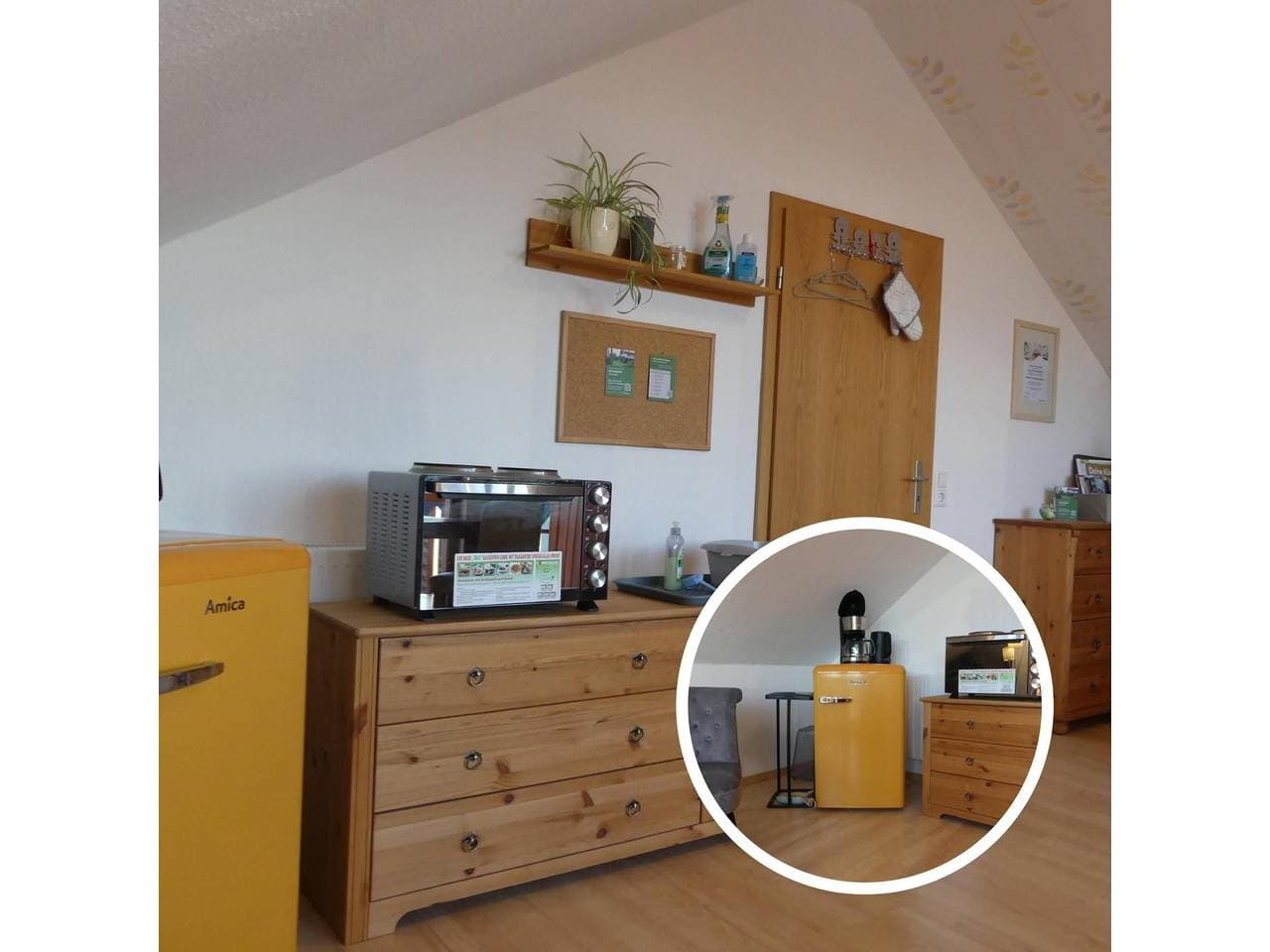 Foto 3 von 17: Biosphärenzimmer Bad Urach - Ferienzimmer, 40qm, Balkon, 1 Schlafzimmer, max. 2 Personen