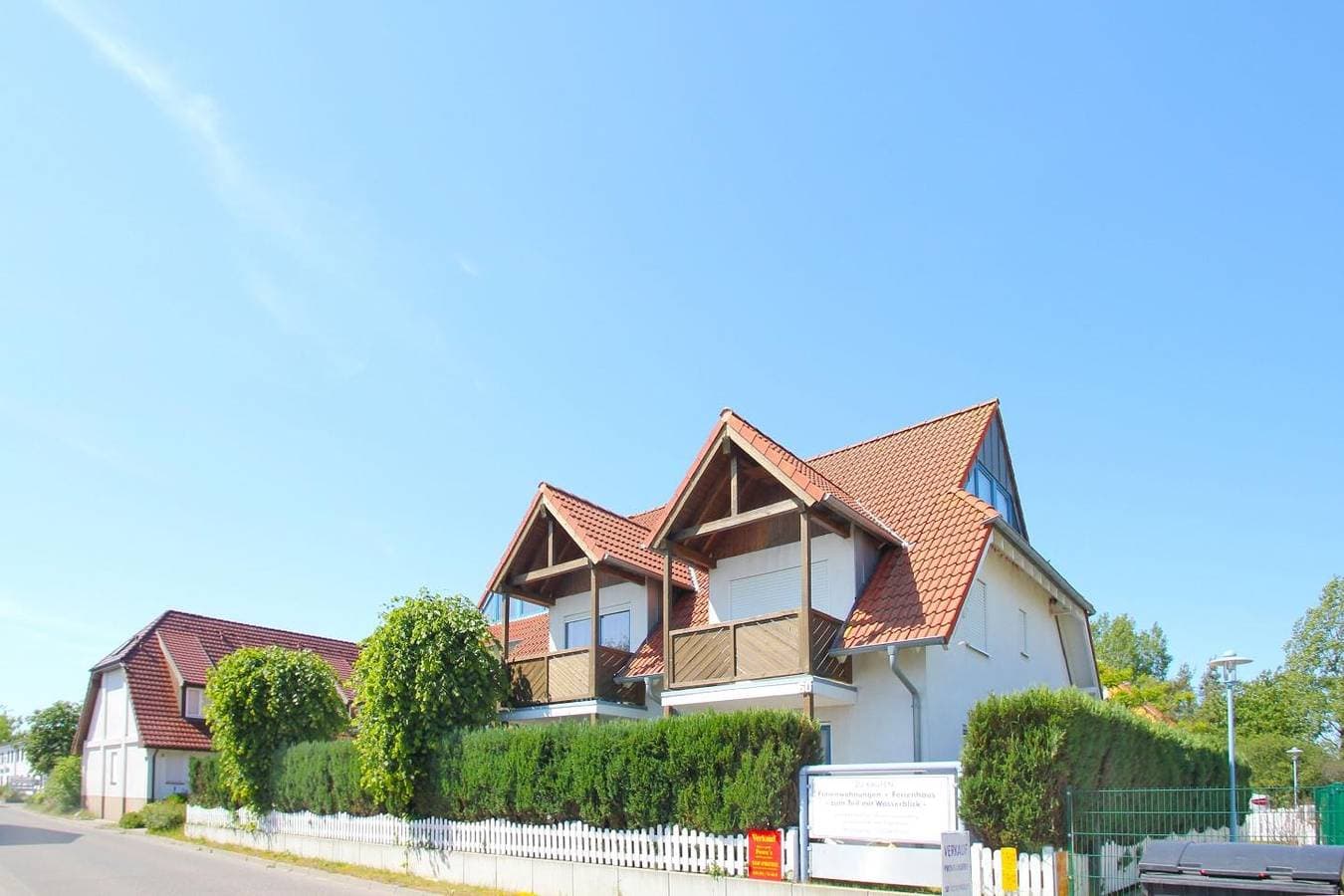 Ferienwohnung in Wassernähe mit Balkon, Meerblick - Villa Seeschwalbe FeWo 10 1