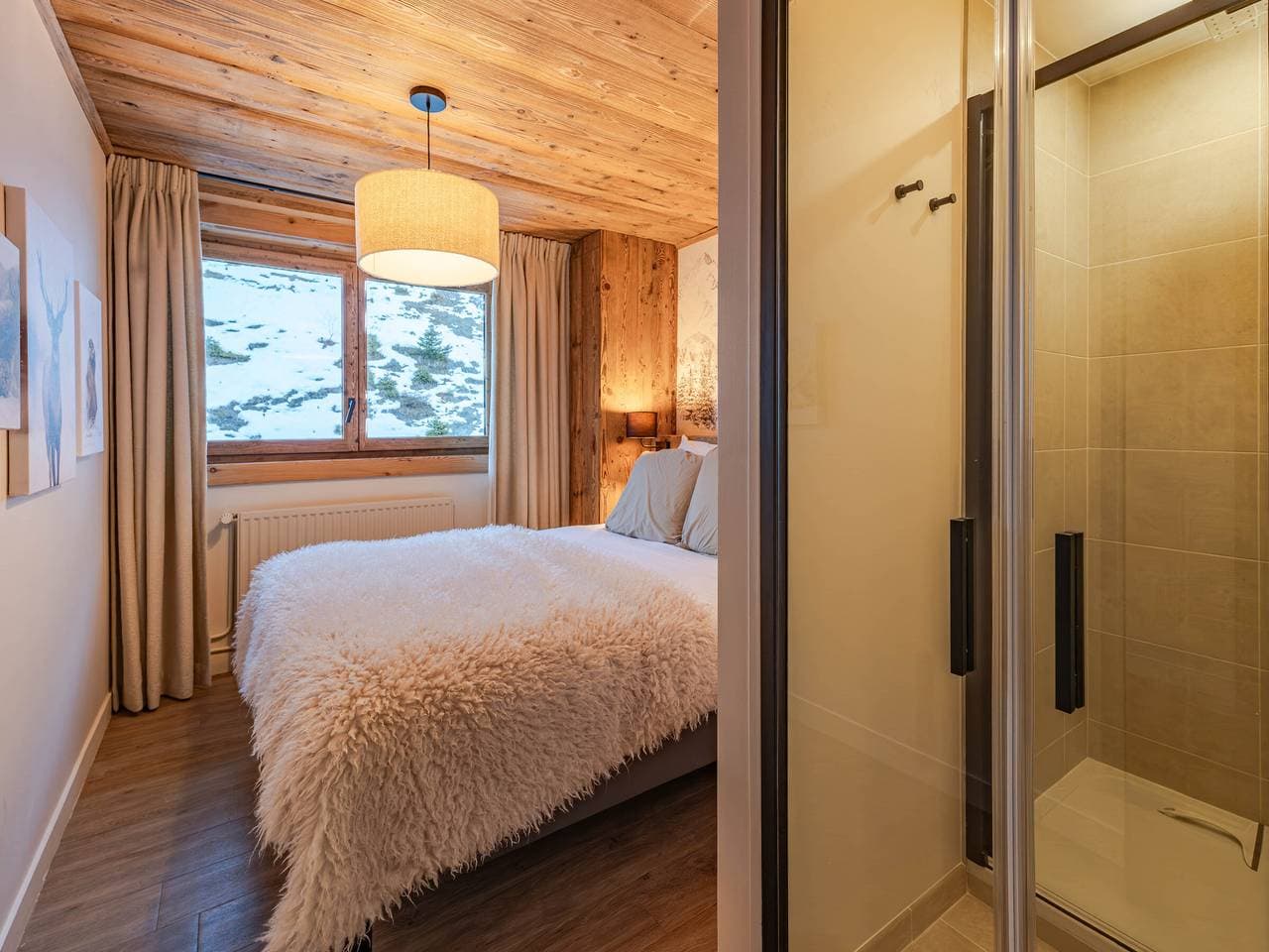 Foto 13 von 21: Moderne Wohnung in Courchevel, 2 Schlafzimmer, 6 Personen
