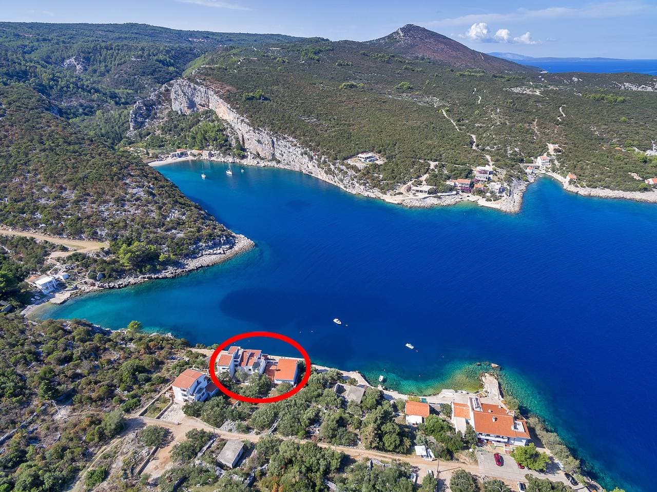Foto 7 von 19: Studio Appartement am Strand Bucht Pokrivenik, Hvar As-5231-c