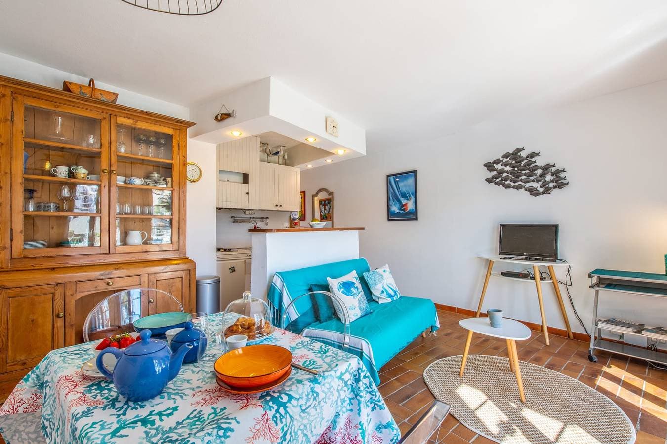 Foto 6 von 12: Schöne Wohnung mit wunderbarem Blick auf die Giscle in Grimaud - Welkeys