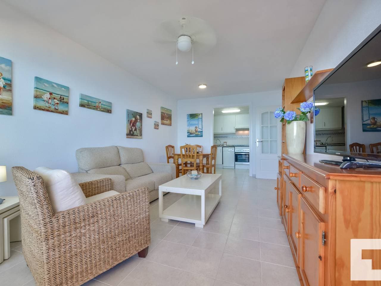 Foto 13 von 36: Schöne Wohnung in Calpe mit Pool, Klimaanlage und WLAN