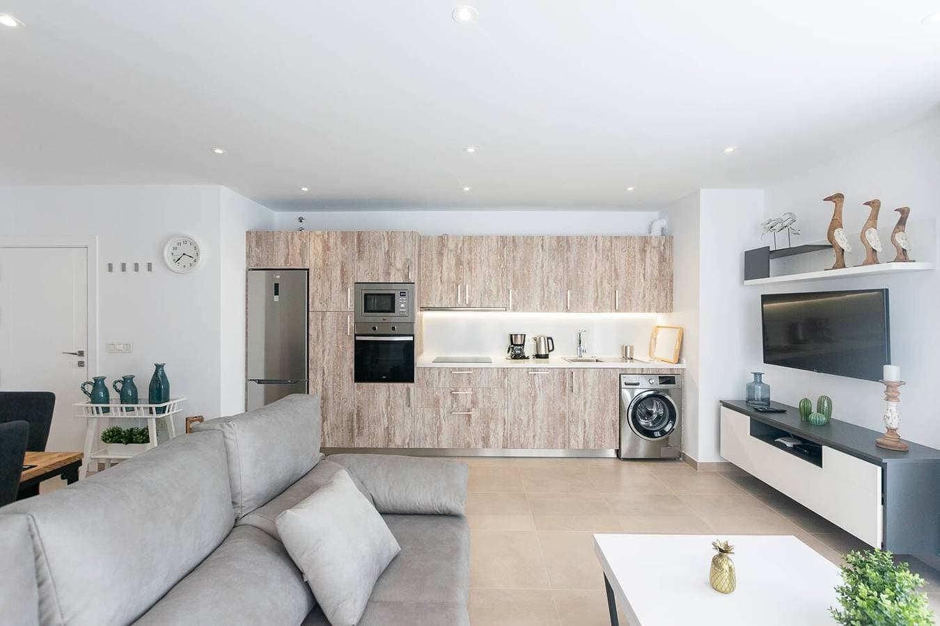 Foto 5 von 15: Modernes Apartment in Cómpeta mit Gemeinschaftspool und Whirlpool
