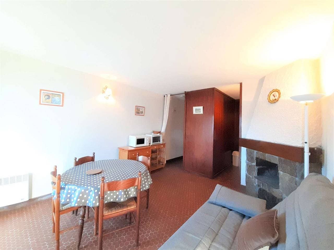 Foto 3 von 12: Gemütliches Studio für 4, Balkon, ausgestattete Küchenzeile, Pla D'Adet