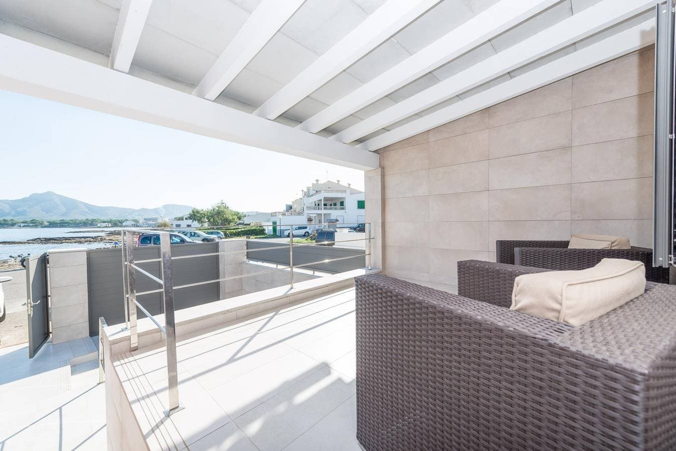 Foto 7 von 26: Aixa - Ferienhaus mit Meerblick in Es Barcarés - Alcúdia . WiFi gratis