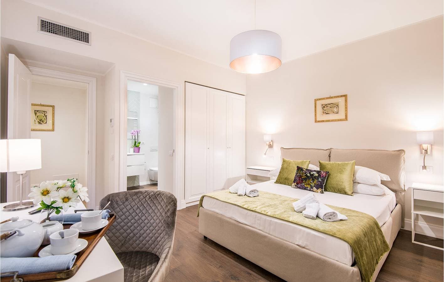 Foto 6 von 40: Gemütliche Wohnung mit WLAN, Klimaanlage, Parkplatz, Terrasse und Küche