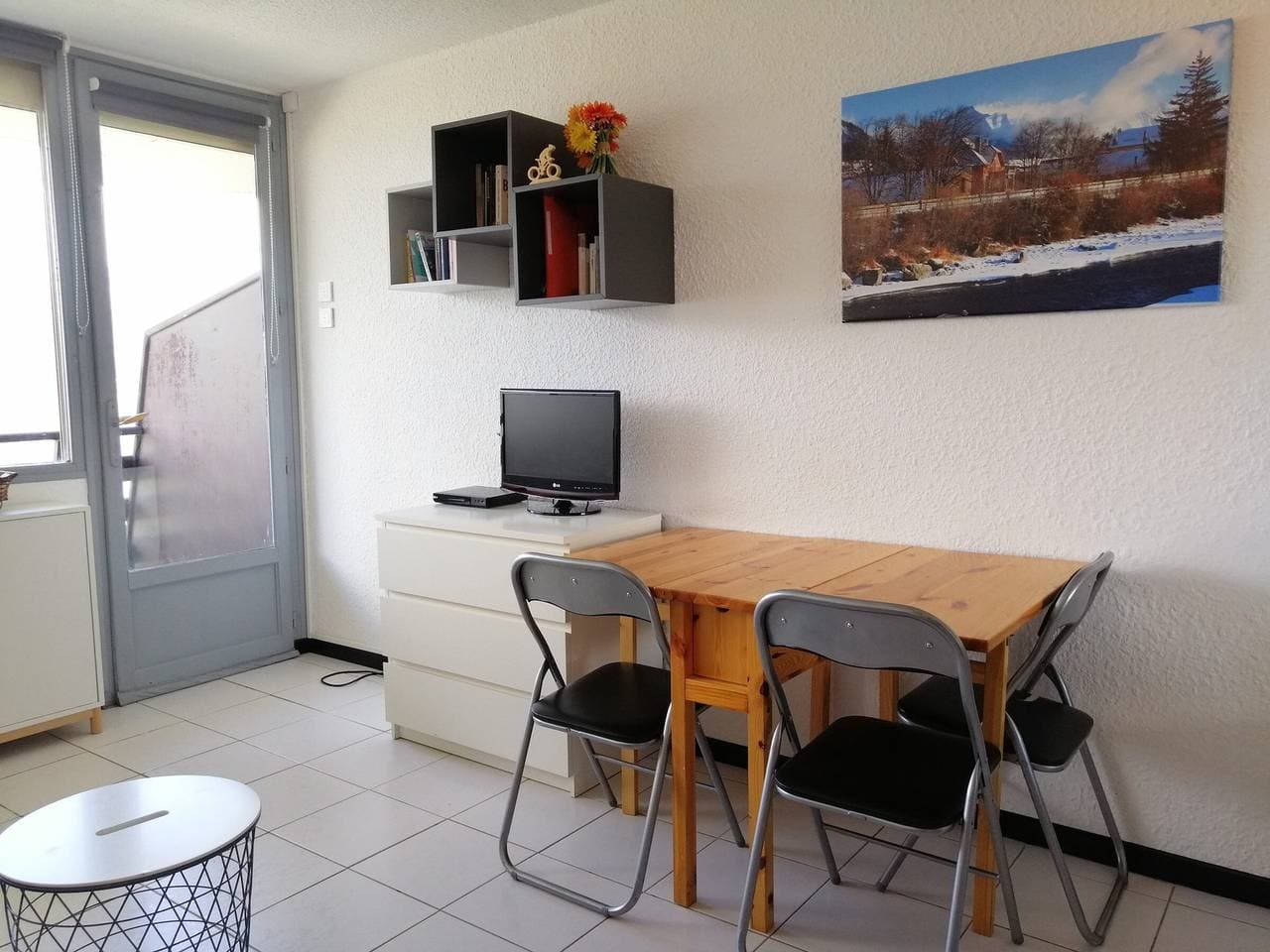 Foto 12 von 12: Studio für 4 Pers. in Pra-Loup, nahe Pisten, Talblick