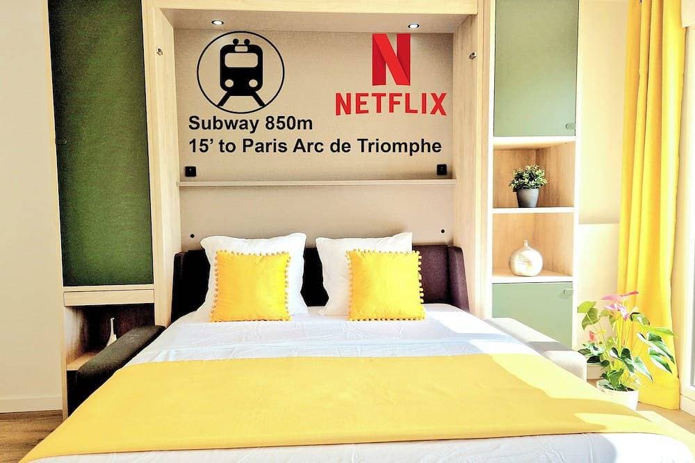 Stylish Stay Near Paris - 850m to Subway Rer A - Netflix 1Br-4P 1