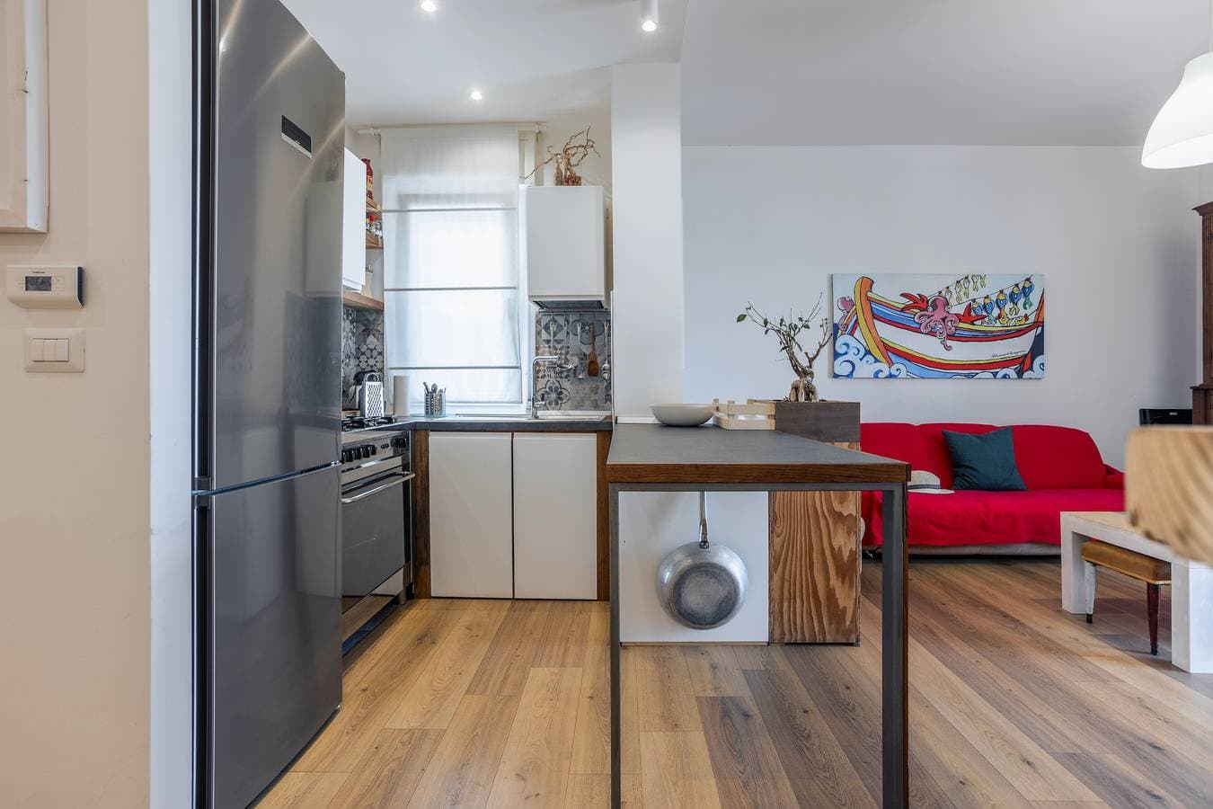 Foto 6 von 22: Ferienwohnung "Mit Blick auf das Meer" in Strandnähe mit 2 Balkonen und WLAN