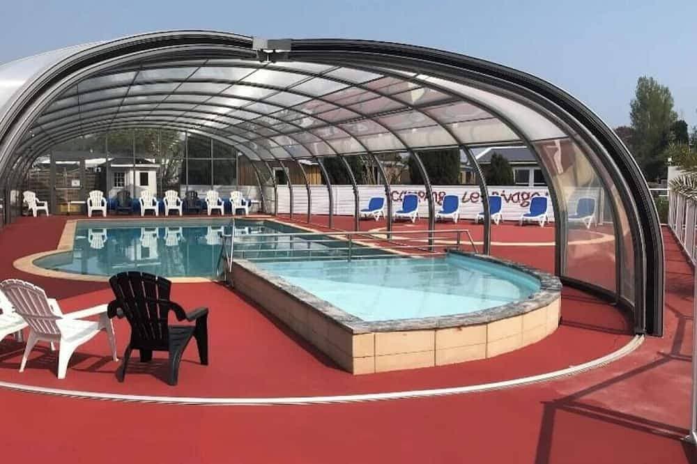 ZEcamping 4* 500m plage piscine couverte chiens acceptés locatif 7m2 1