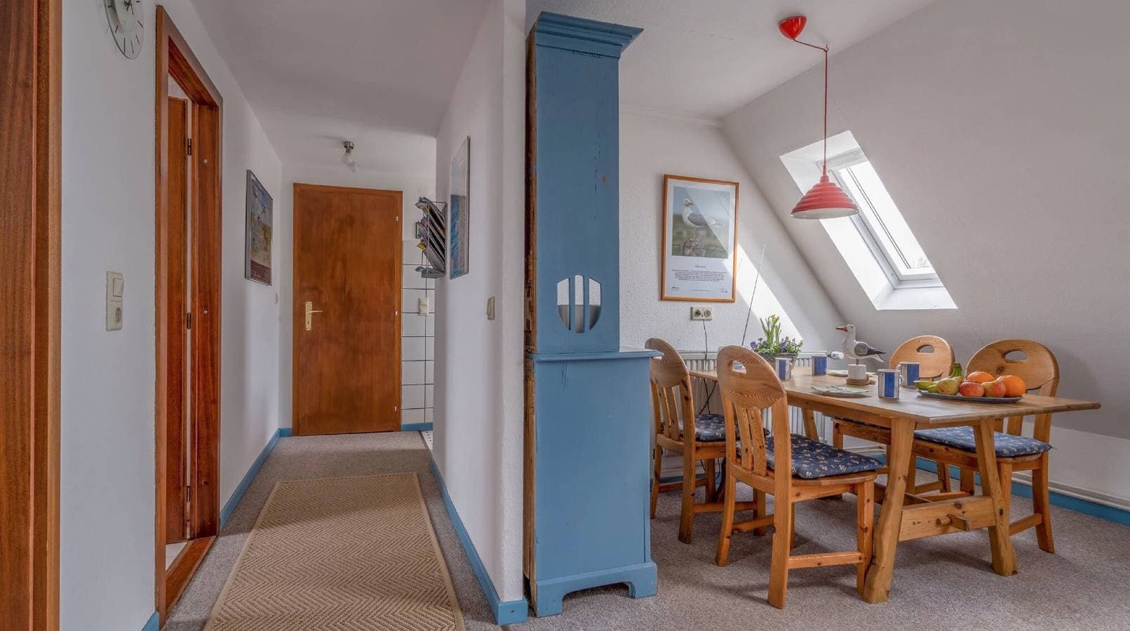 Foto 6 von 12: Ferienwohnung Silbermöwe mit Gemeinschaftsterrasse, Gemeinschaftsgarten und Wi-Fi